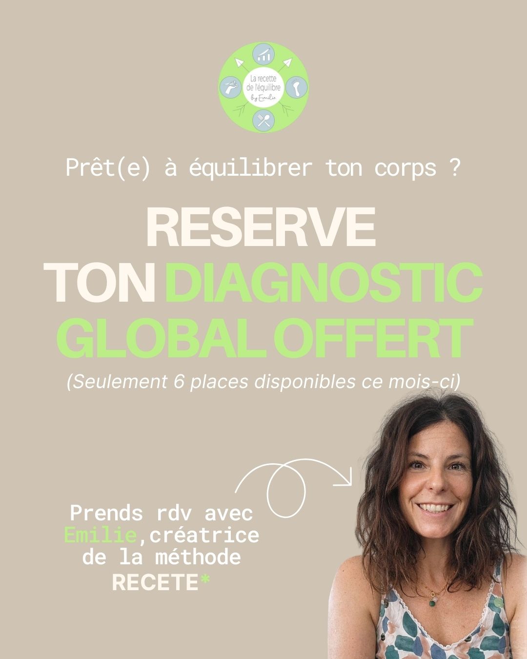 Selfie d'émilie souriante en photo